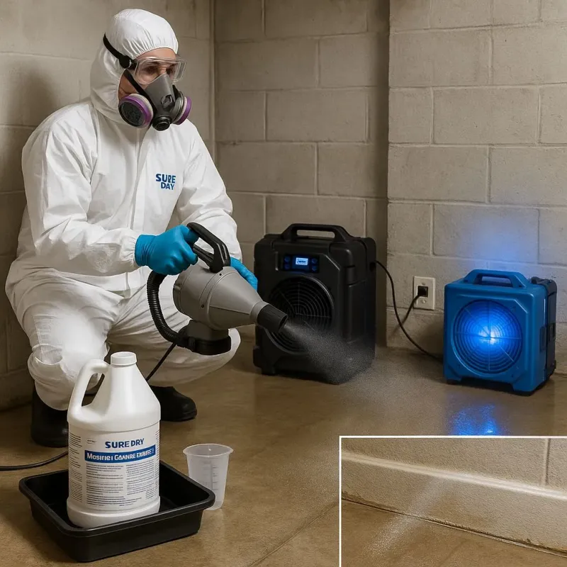 Sanitization and Odor Removal process in Garden City, MO