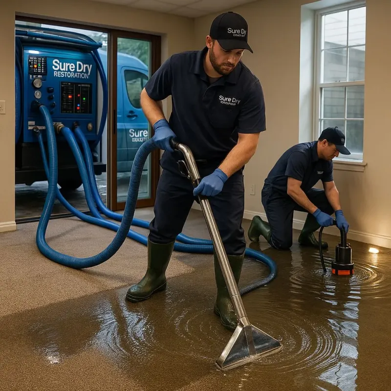Water Extraction and Removal process in Garden City, MO